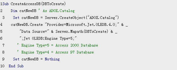 怎麼在用asp代碼來創建Access數據庫  三聯