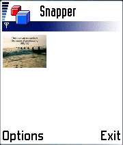 Snapper's Main Screen With a Thumbnail