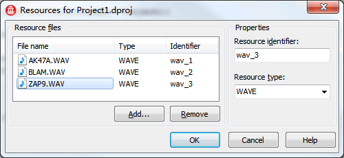 在 Delphi 下使用 DirectSound (7): 播放資源文件中的 Wave 數據