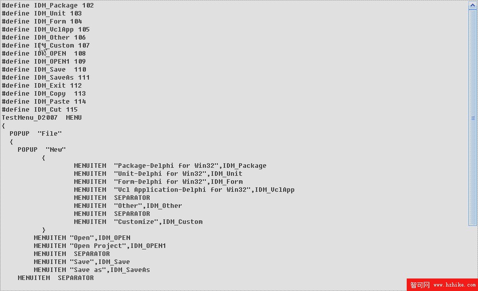 Windows SDK編程(Delphi版) 之 消息框和菜單資源