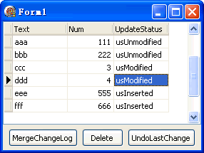 TClientDataSet[16]: 用計算字段顯示 UpdateStatus