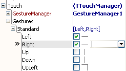 Delphi 2010 新增功能之: 手勢編程[2] - 通過 OnGesture 識別手勢