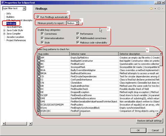 Eclipse插件開發之FindBugs插件