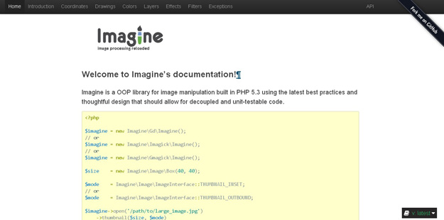 十款最佳的PHP圖像操作庫英文官網鏈接及中文講解