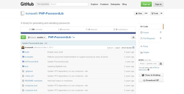 PHP Password Lib