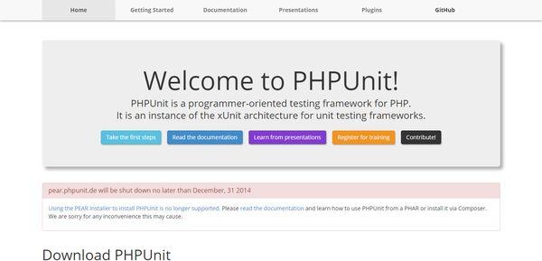 php testing frameworks
