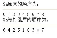 php 隨機打亂一個數組的排序shuffle - 九重海 - jiuchonghai-PHP的博客