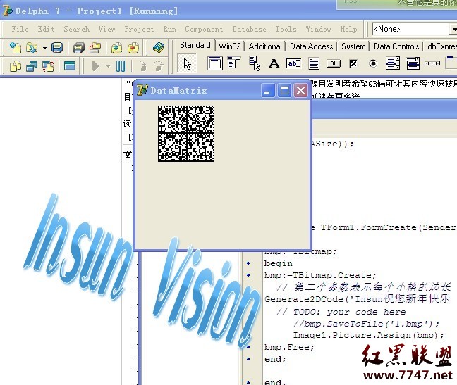 Delphi，VC++，VB，C等實現二維條碼繪制 - InSun - Minghacker is Insun