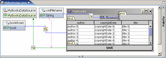 圖 6：已完成的 MyBooks 應用程序