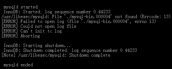 mysql啟動錯誤：mysql.sock丟失 三聯