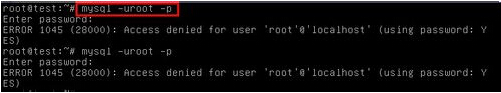 linux系統中重置mysql的root密碼