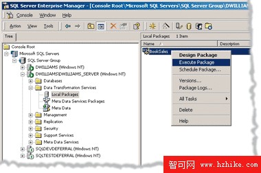 使用 SQL Server 2000 中的 VBScript 接口能夠轉換數據並向用戶提供報告（圖六）