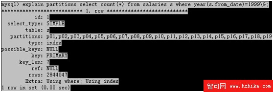 MySQL 5.1 分區技術初探（二）