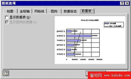 圖表選項