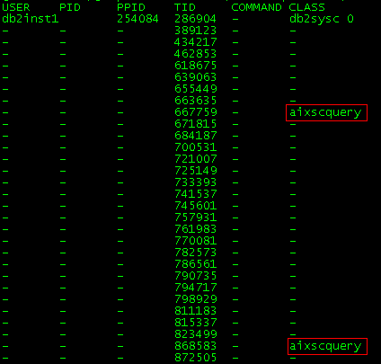 整合 DB2 與 AIX 的 WLM 功能進行工作負載管理