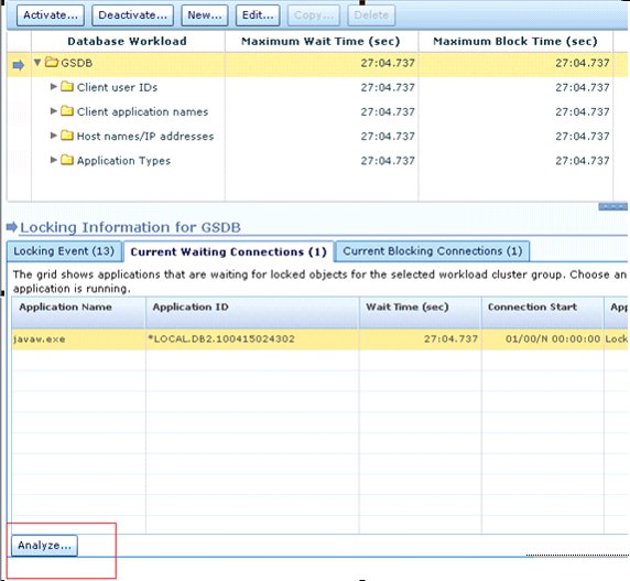 使用 IBM Optim Performance Manager for DB2 快速有效的定位、解決鎖問題