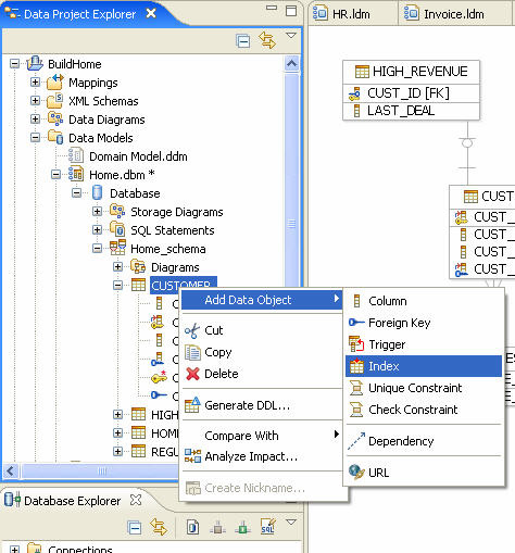 使用 IBM Rational Data Architect 控制 DB2 數據庫