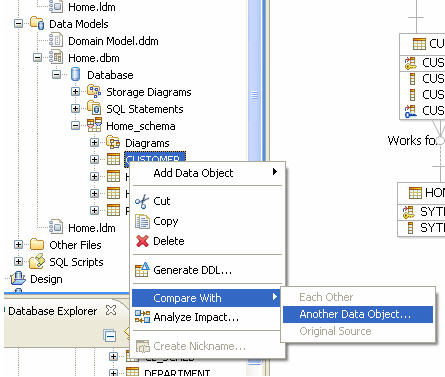 使用 IBM Rational Data Architect 控制 DB2 數據庫