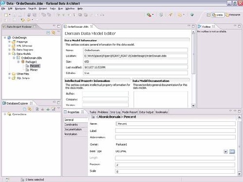 用 Rational Data Architect 設計和開發數據庫，第 1 部分：RDA 入門簡介和數據庫設計