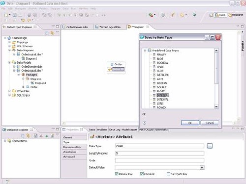 用 Rational Data Architect 設計和開發數據庫，第 1 部分：RDA 入門簡介和數據庫設計