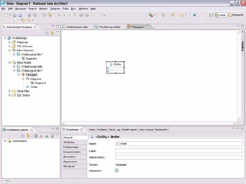 用 Rational Data Architect 設計和開發數據庫，第 1 部分：RDA 入門簡介和數據庫設計