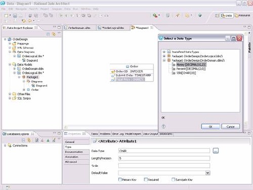 用 Rational Data Architect 設計和開發數據庫，第 1 部分：RDA 入門簡介和數據庫設計