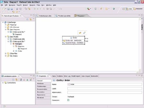 用 Rational Data Architect 設計和開發數據庫，第 1 部分：RDA 入門簡介和數據庫設計