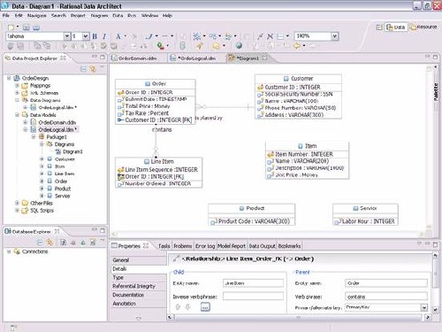 用 Rational Data Architect 設計和開發數據庫，第 1 部分：RDA 入門簡介和數據庫設計