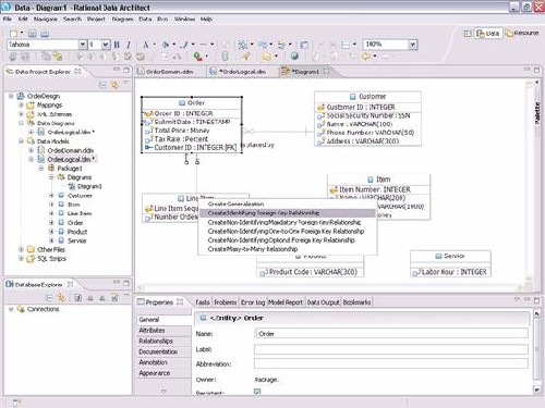 用 Rational Data Architect 設計和開發數據庫，第 1 部分：RDA 入門簡介和數據庫設計