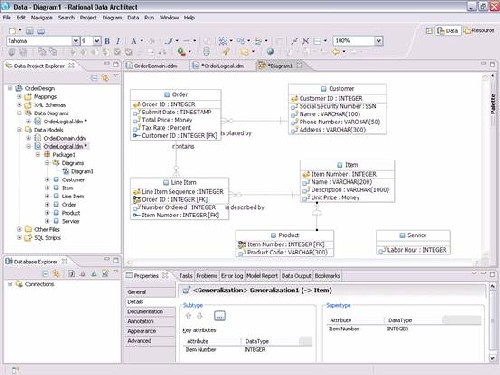 用 Rational Data Architect 設計和開發數據庫，第 1 部分：RDA 入門簡介和數據庫設計