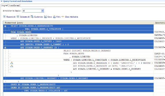 如何使用 Optim Query Tuner 進行數據庫性能調優，第 2 部分：使用 Optim Query Tuner 對 SQL 語句進行查詢優化