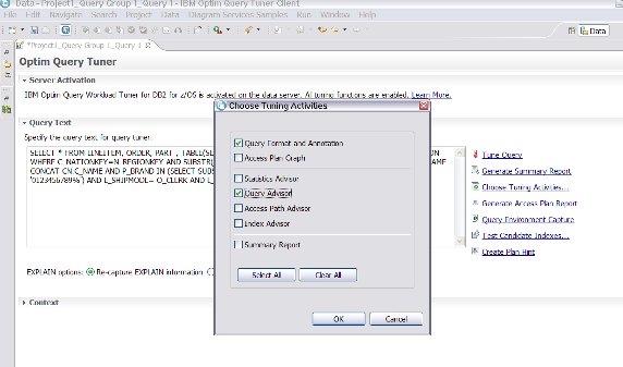 如何使用 Optim Query Tuner 進行數據庫性能調優，第 2 部分：使用 Optim Query Tuner 對 SQL 語句進行查詢優化