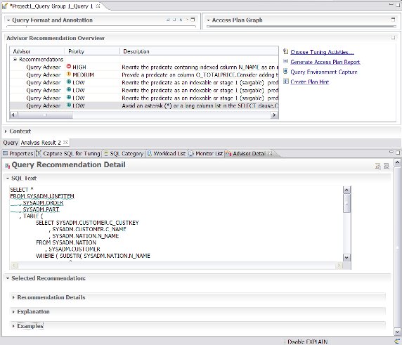 如何使用 Optim Query Tuner 進行數據庫性能調優，第 2 部分：使用 Optim Query Tuner 對 SQL 語句進行查詢優化