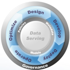 IBM Data Studio 軟件：總覽圖