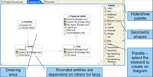 IBM Data Studio 軟件：總覽圖