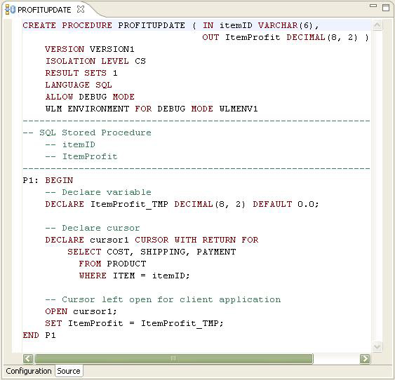 用 Data Studio Developer 在 DB2 z/OS 上調試存儲過程，第 1 部分