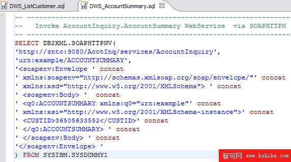 DB2 for z/OS 上的 Data Web Services，第 1 部分: 使用 DB2 for z/OS 存儲過程和 Data Web Services 公開業務功能