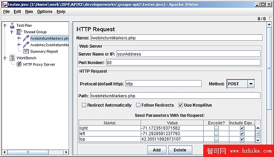 在 Linux 上使用 Google Maps API Version 2、DB2/Informix、PHP 和 JMeter 創建地圖