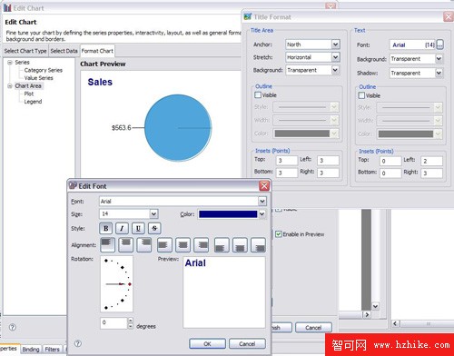 在 DB2 Data Warehouse Edition 中使用 Business Intelligence Reporting Tool 4