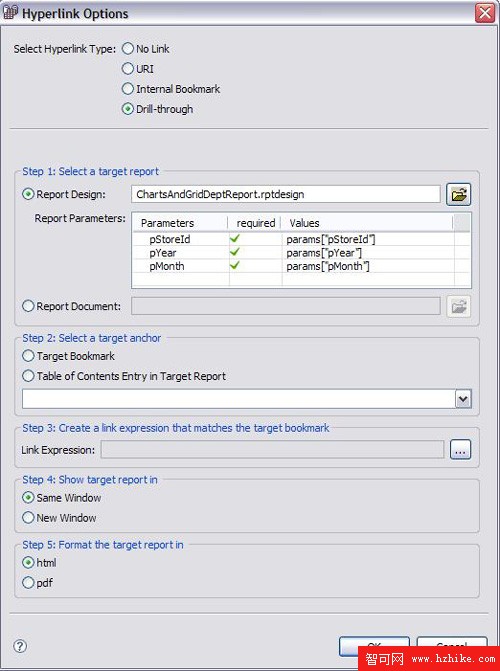 在 DB2 Data Warehouse Edition 中使用 Business Intelligence Reporting Tool 4