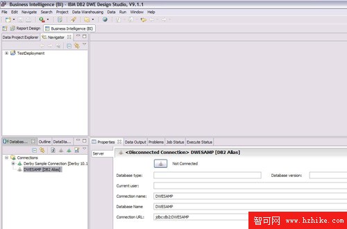 在 DB2 Data Warehouse Edition 中使用 Business Intelligence Reporting Tool 2