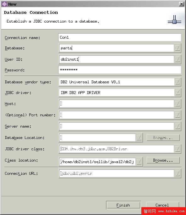 利用 DB2 和 WebSphere Studio Application Developer 在 Linux 上開發數據庫網頁