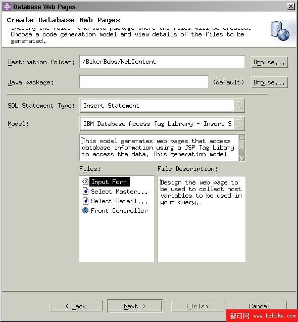 利用 DB2 和 WebSphere Studio Application Developer 在 Linux 上開發數據庫網頁
