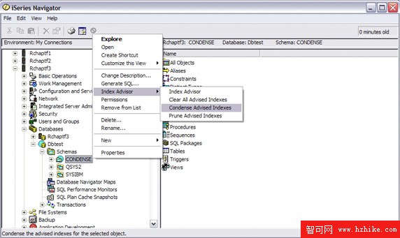 簡化 DB2 for i5/OS 索引建議