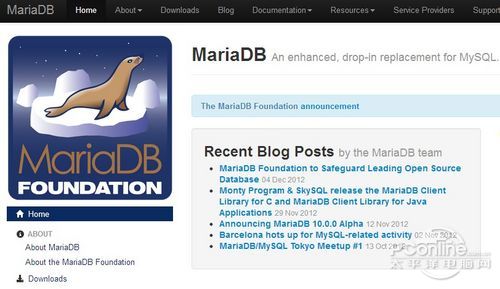 MariaDB官網