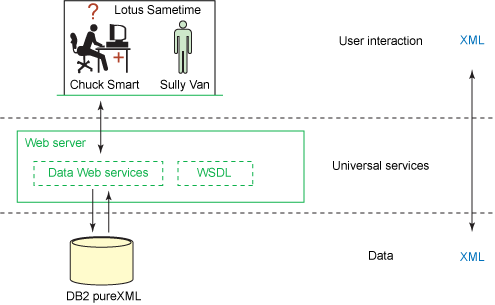 支持醫療協作的 Lotus Sametime 和 DB2 pureXML