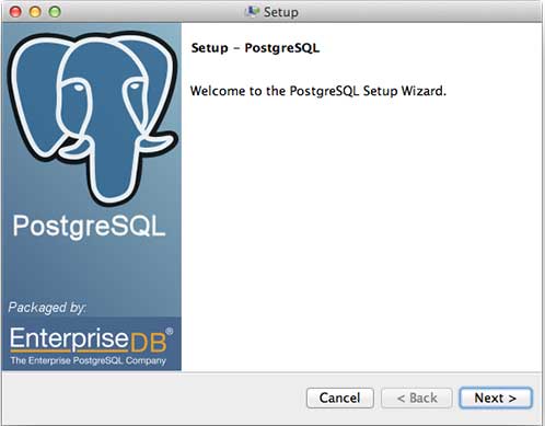 postgresql install finish